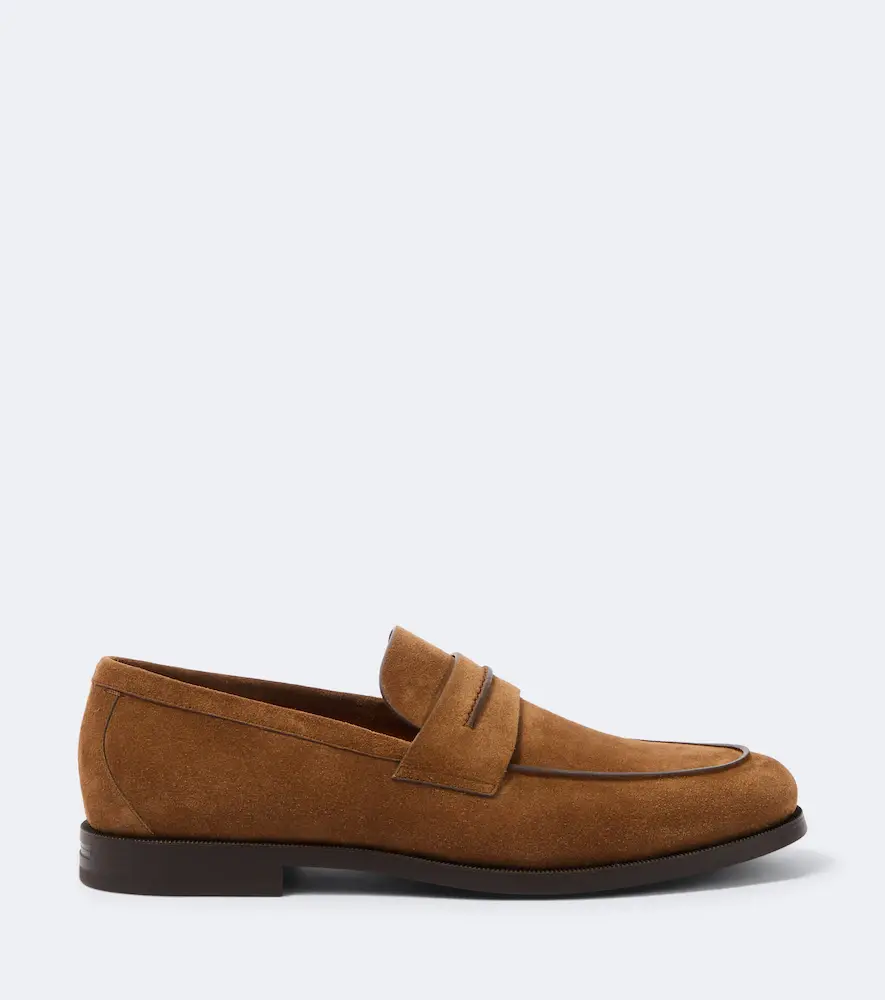 Zegna Suede penny loafers | Thumbnail 5 Zegna Suede penny loafers | Thumbnail 5