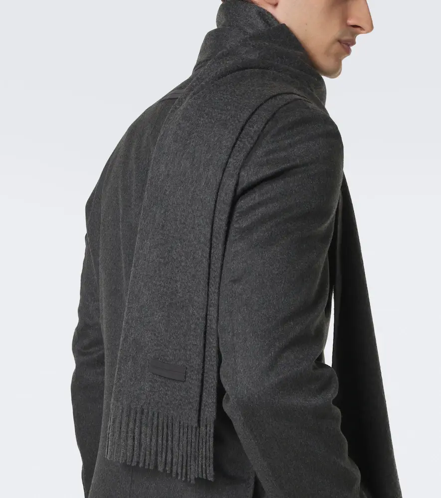 Zegna Fringed cashmere scarf | Thumbnail 3