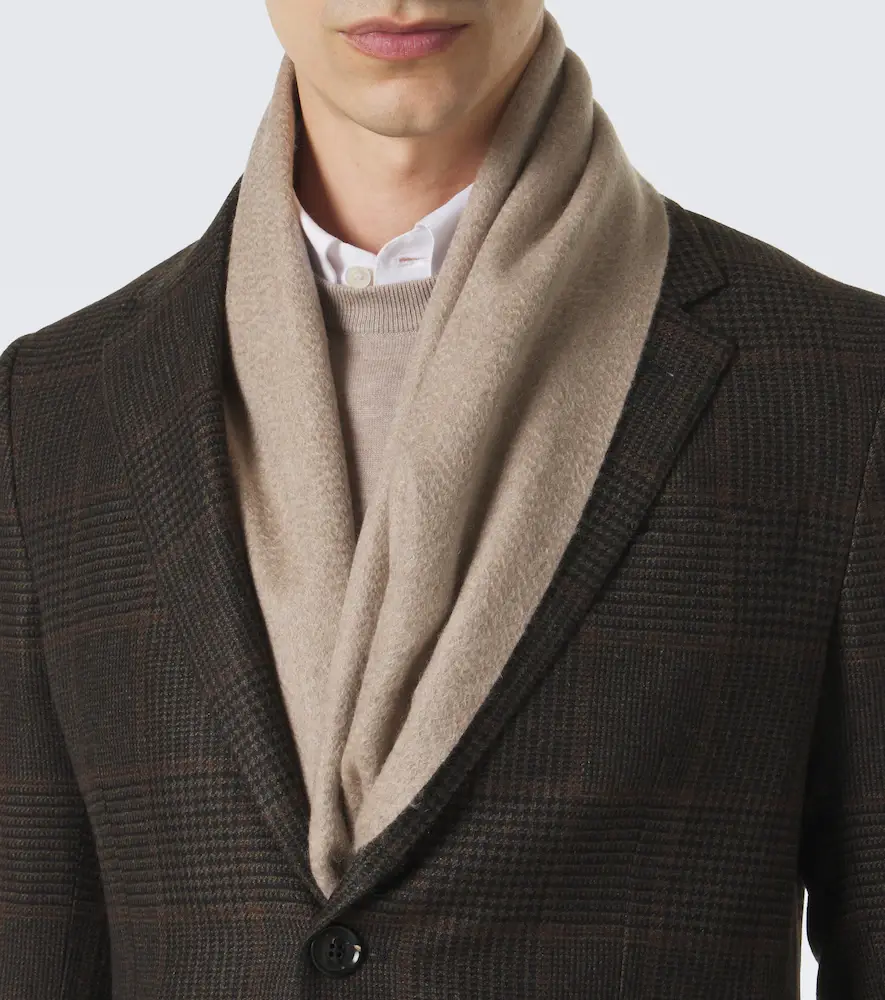 Zegna Fringed cashmere scarf | Thumbnail 3 Zegna Fringed cashmere scarf | Thumbnail 3