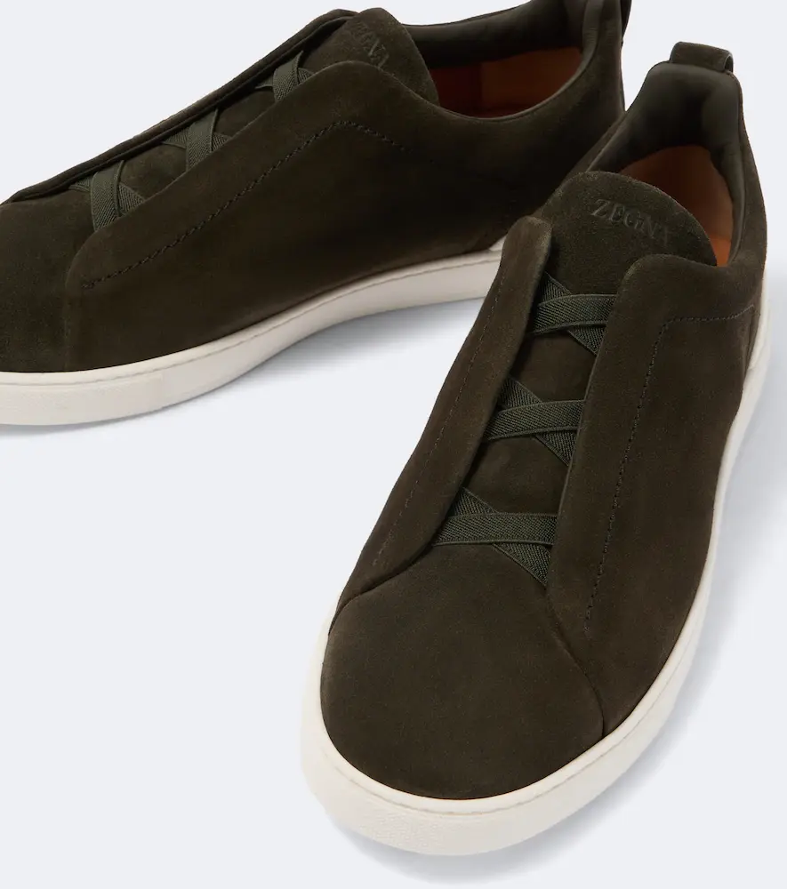 Zegna Triple Stitch suede sneakers | Thumbnail 3