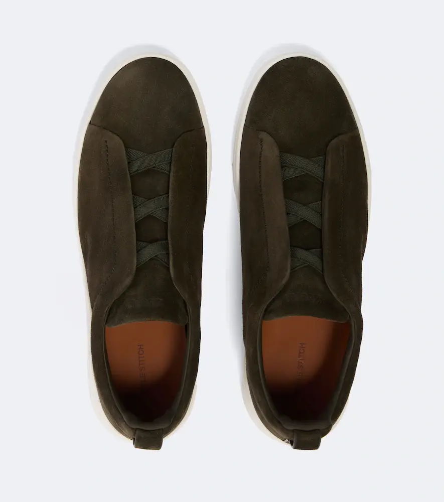 Zegna Triple Stitch suede sneakers | Thumbnail 4
