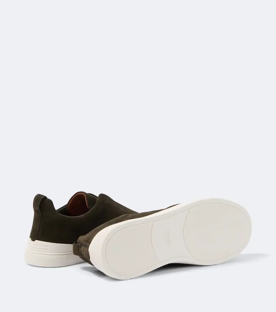 Zegna Triple Stitch suede sneakers | Thumbnail 5