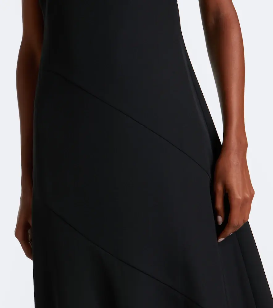 Proenza Schouler Elodine asymmetric draped midi dress | Thumbnail 2 Proenza Schouler Elodine asymmetric draped midi dress | Thumbnail 2
