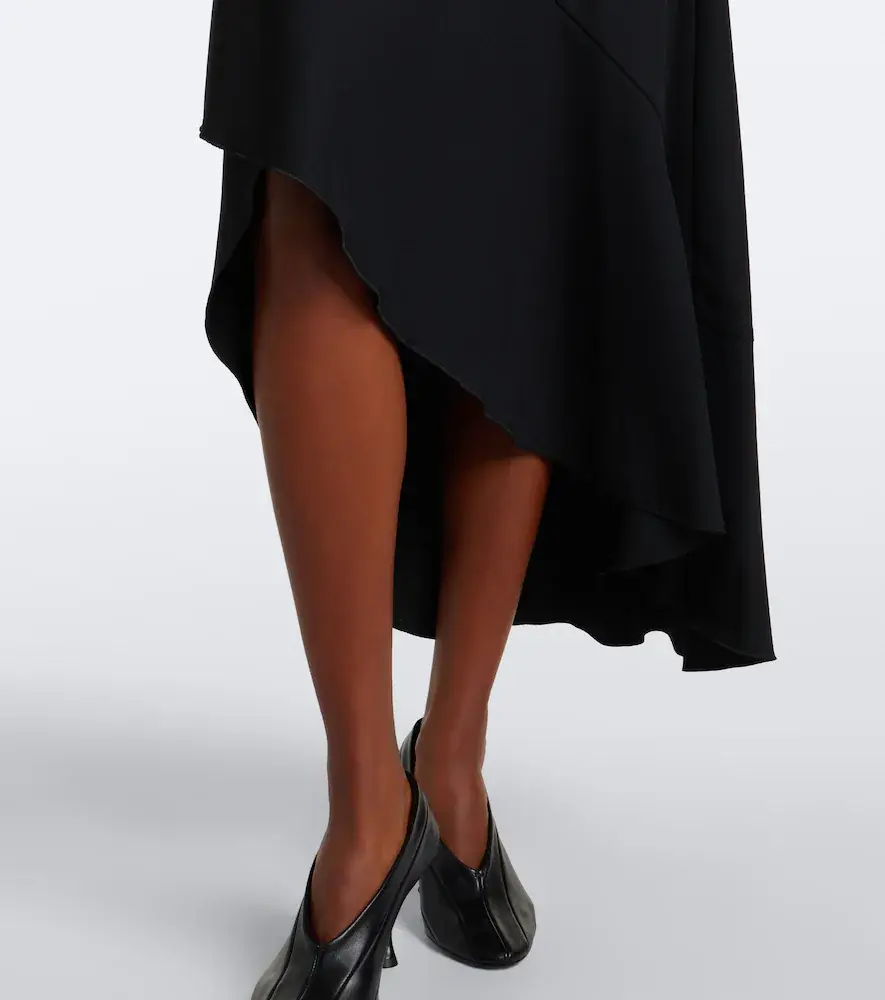 Proenza Schouler Elodine asymmetric draped midi dress | Thumbnail 5 Proenza Schouler Elodine asymmetric draped midi dress | Thumbnail 5