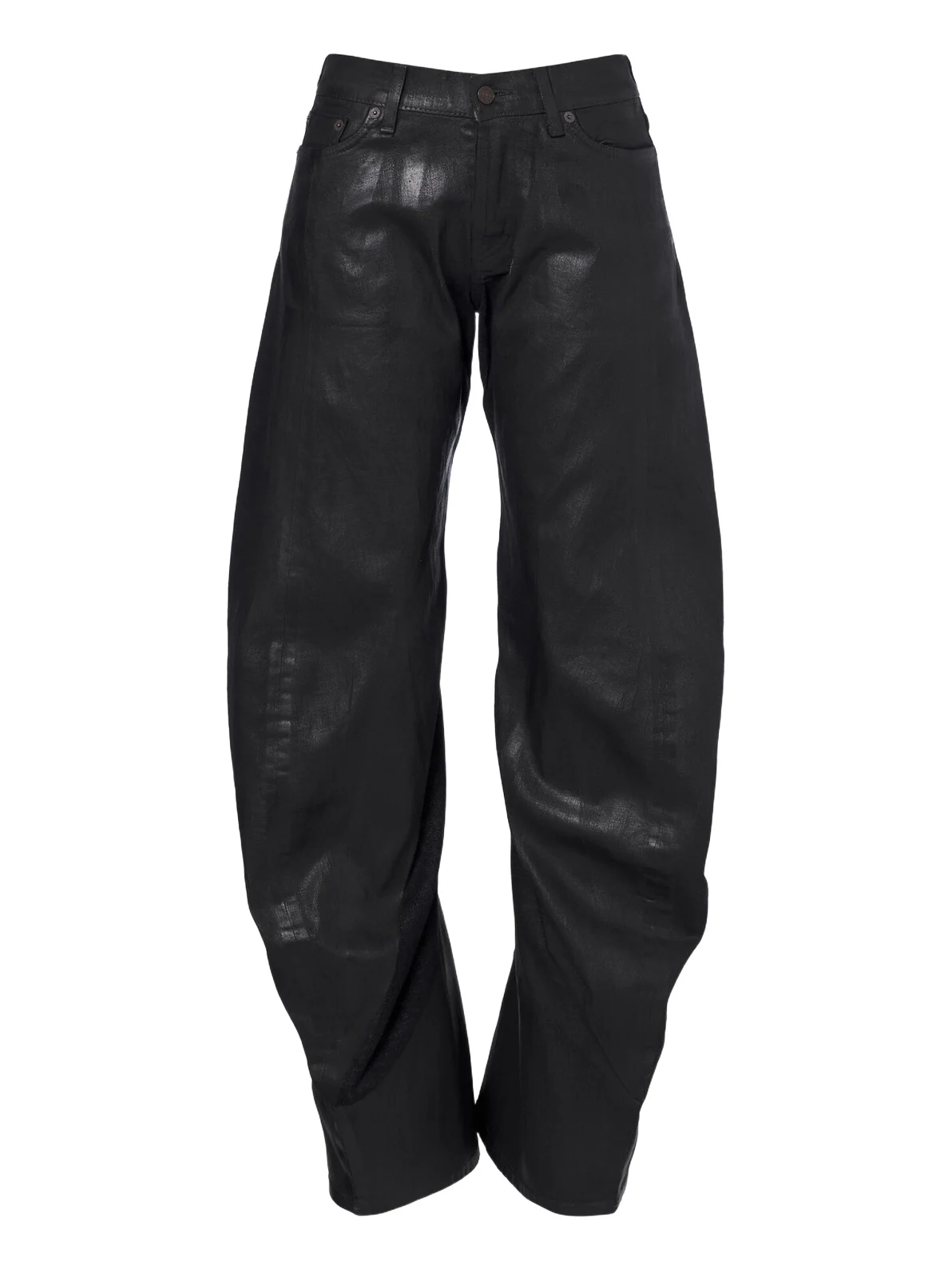 Coated barrel-leg jeans Coated barrel-leg jeans