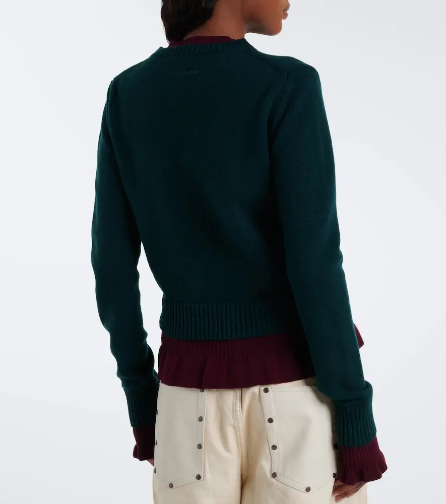 Acne Studios Layered wool sweater | Thumbnail 4