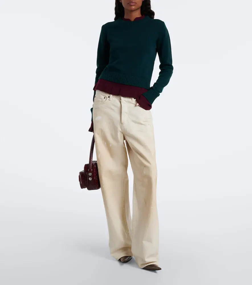 Acne Studios Layered wool sweater | Thumbnail 5