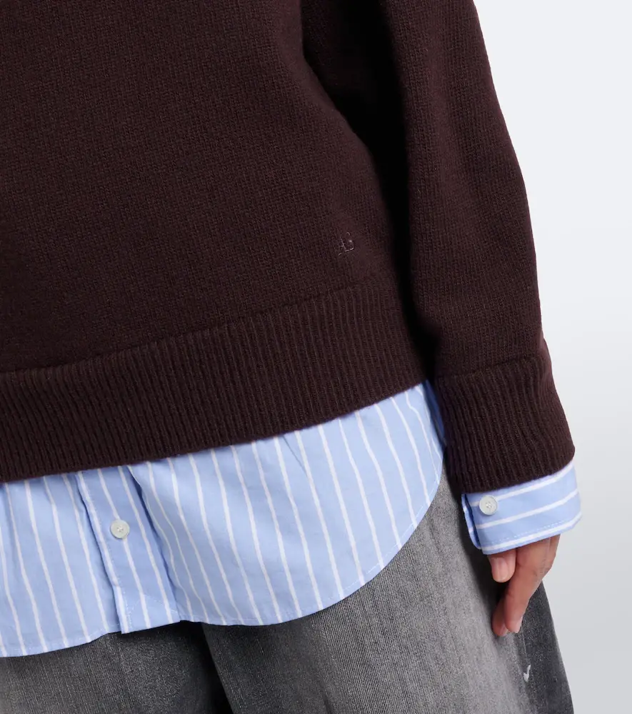 Acne Studios Layered wool sweater | Thumbnail 4