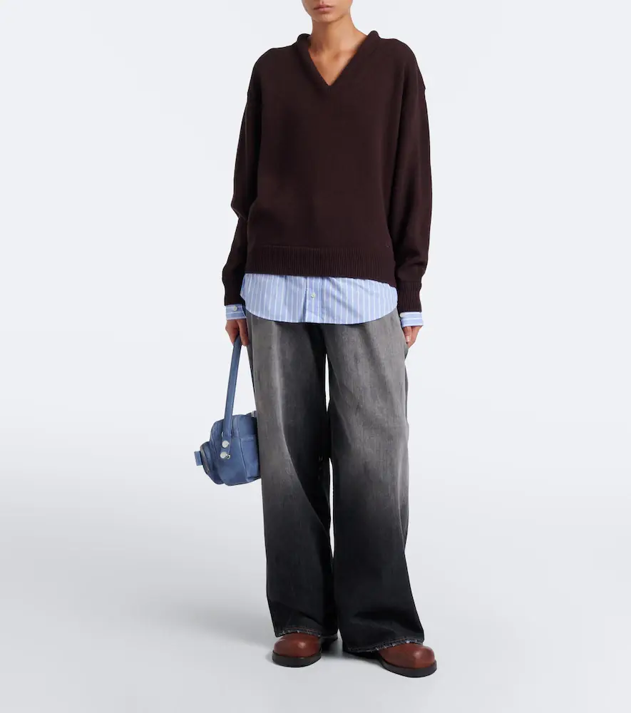 Acne Studios Layered wool sweater | Thumbnail 5