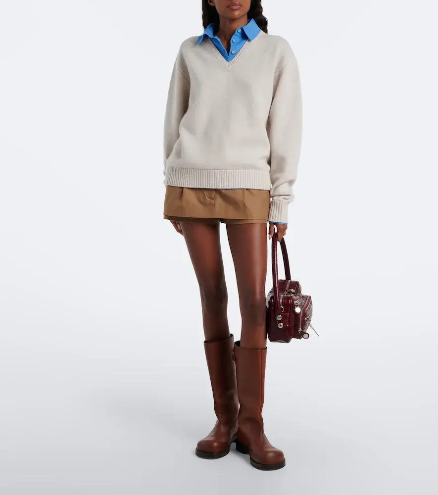 Acne Studios Layered wool sweater | Thumbnail 2
