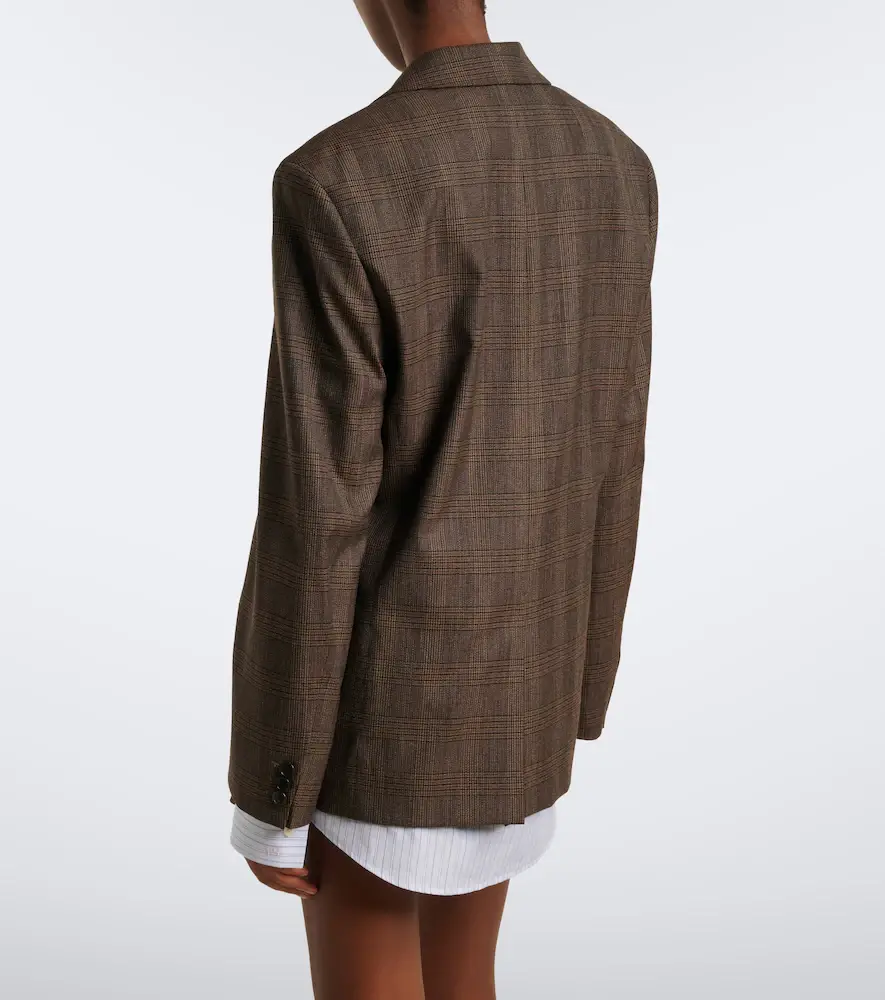 Acne Studios Checked wool-blend blazer | Thumbnail 2 Acne Studios Checked wool-blend blazer | Thumbnail 2
