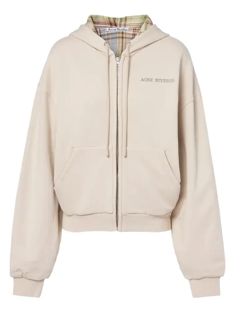 Cotton jersey zip-up hoodie Cotton jersey zip-up hoodie