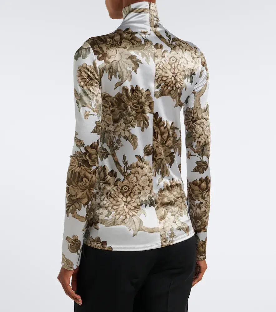 Acne Studios Floral turtleneck top | Thumbnail 2 Acne Studios Floral turtleneck top | Thumbnail 2