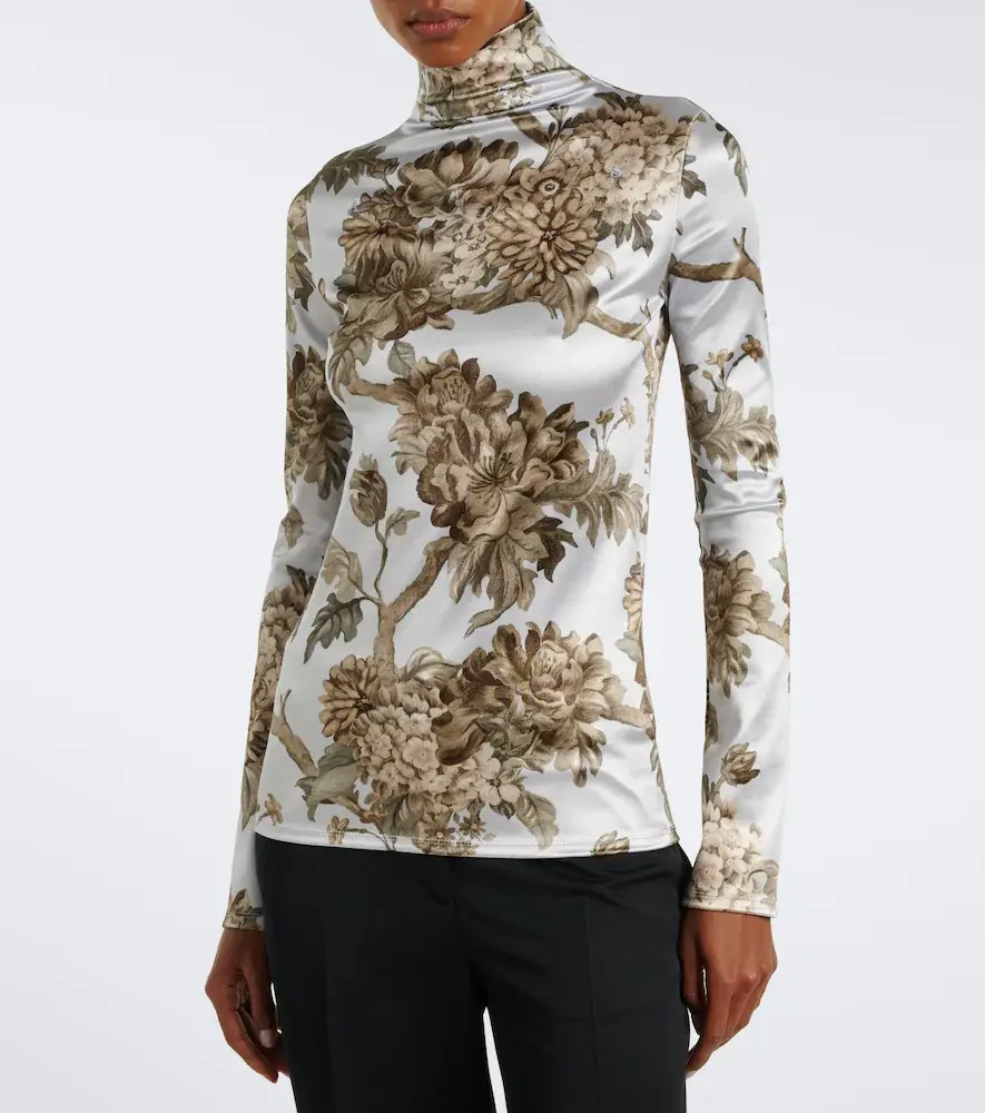 Acne Studios Floral turtleneck top | Thumbnail 5 Acne Studios Floral turtleneck top | Thumbnail 5