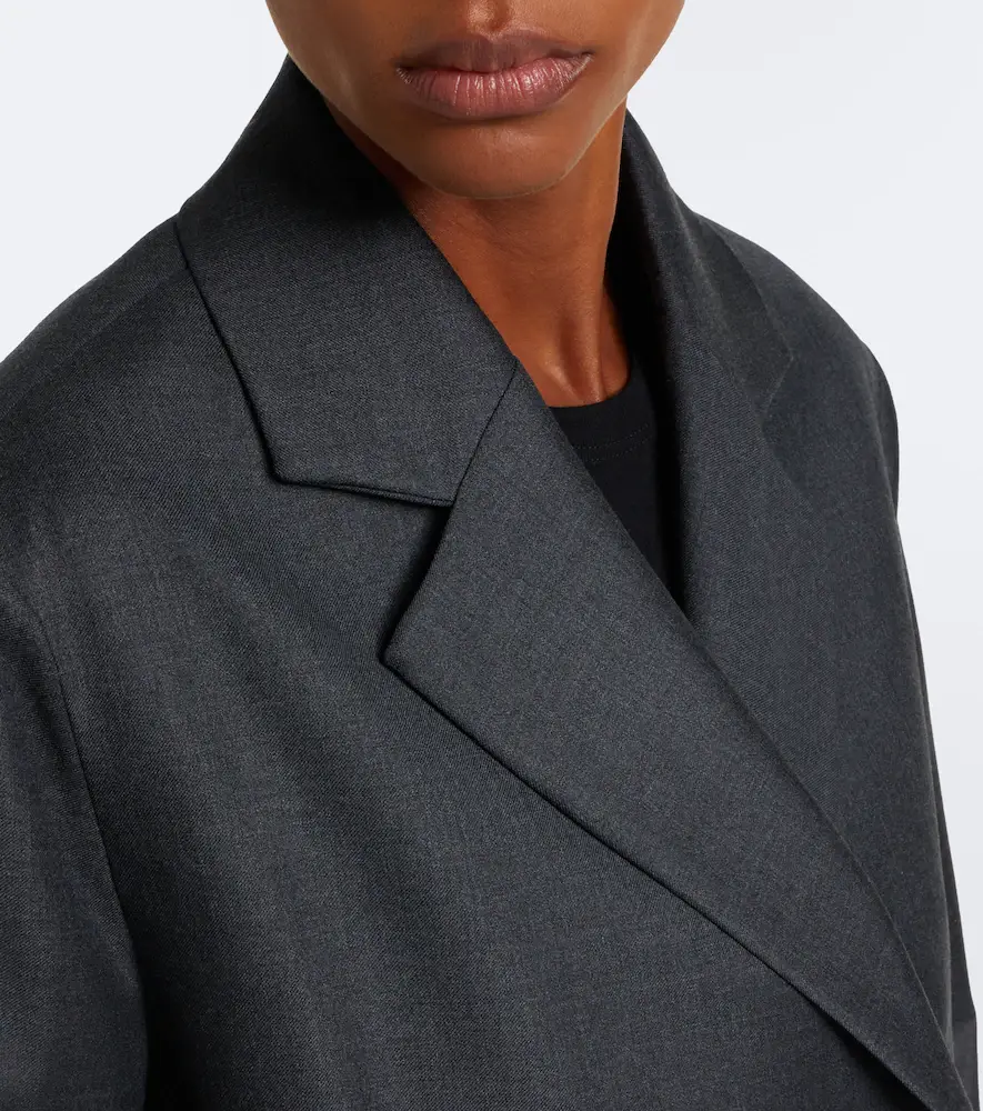 Loulou de Saison Donau double-breasted virgin wool blazer | Thumbnail 6 Loulou de Saison Donau double-breasted virgin wool blazer | Thumbnail 6