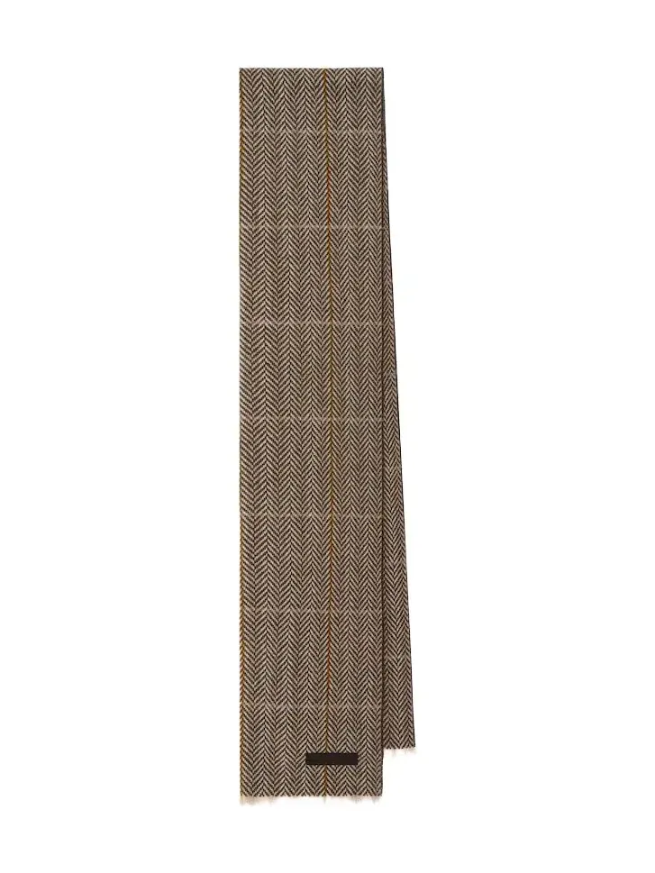 Herringbone cashmere scarf Herringbone cashmere scarf