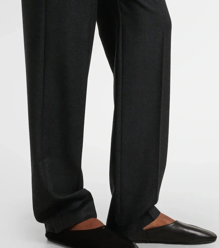 AGNONA Wool flannel straight pants | Thumbnail 2 AGNONA Wool flannel straight pants | Thumbnail 2