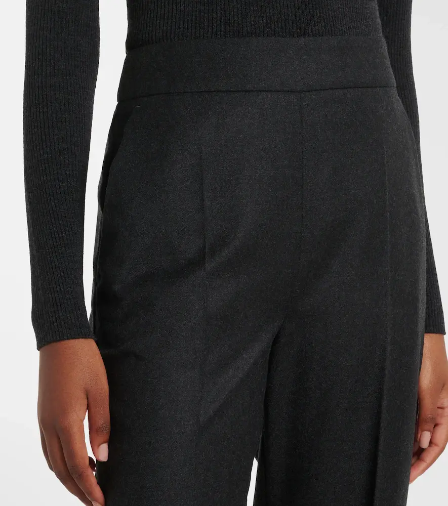 AGNONA Wool flannel straight pants | Thumbnail 3 AGNONA Wool flannel straight pants | Thumbnail 3