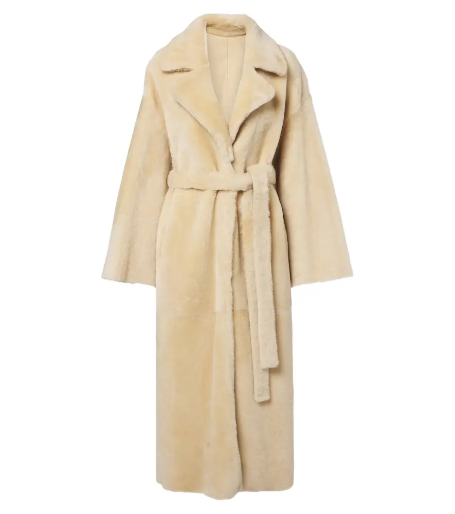 ARMA Rien reversible shearling wrap coat | Image 1 ARMA Rien reversible shearling wrap coat | Image 1