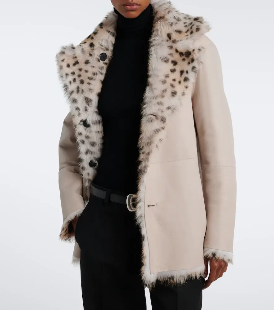 ARMA Cynthia reversible leopard-print shearling jacket | Thumbnail 4 ARMA Cynthia reversible leopard-print shearling jacket | Thumbnail 4