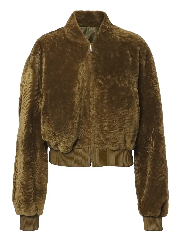 Azra shearling bomber jacket Azra shearling bomber jacket