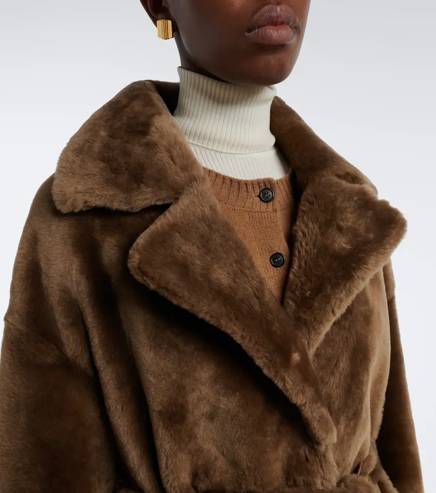 ARMA Rien shearling wrap coat | Thumbnail 3 ARMA Rien shearling wrap coat | Thumbnail 3