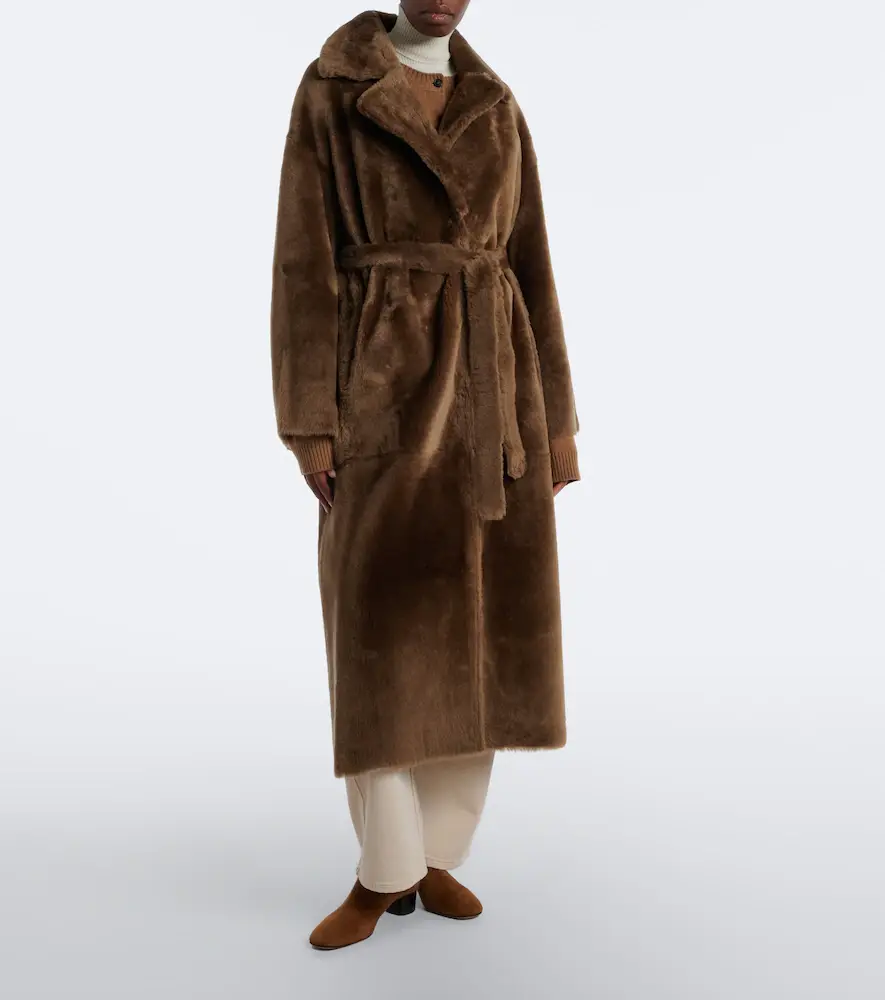 ARMA Rien shearling wrap coat | Thumbnail 5 ARMA Rien shearling wrap coat | Thumbnail 5