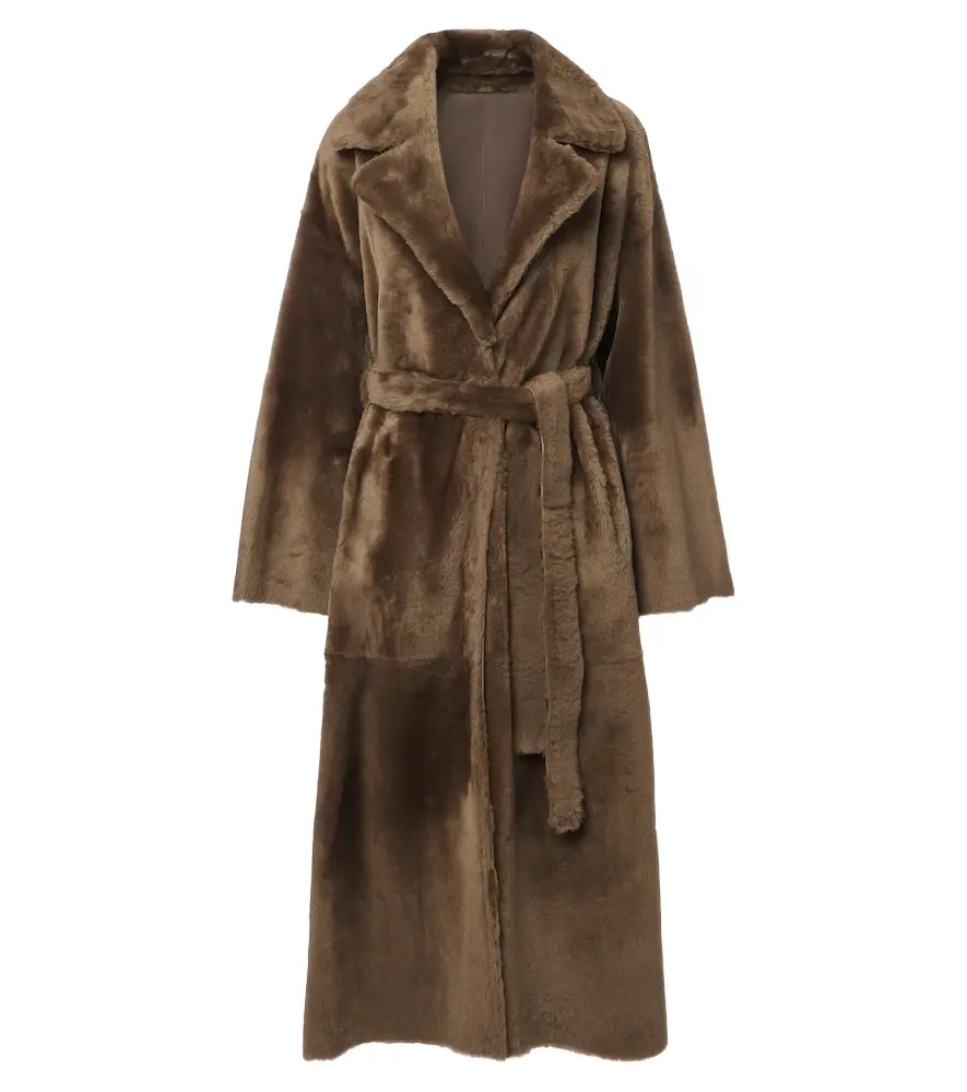 ARMA Rien shearling wrap coat | Image 1 ARMA Rien shearling wrap coat | Image 1