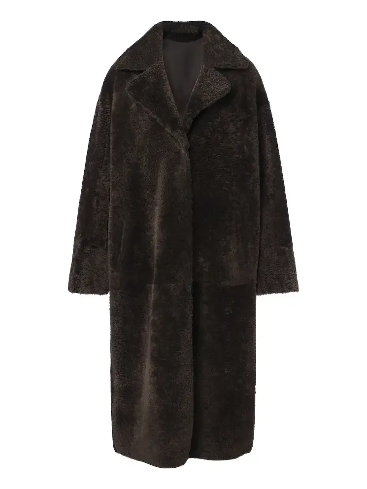 Ines reversible shearling coat Ines reversible shearling coat