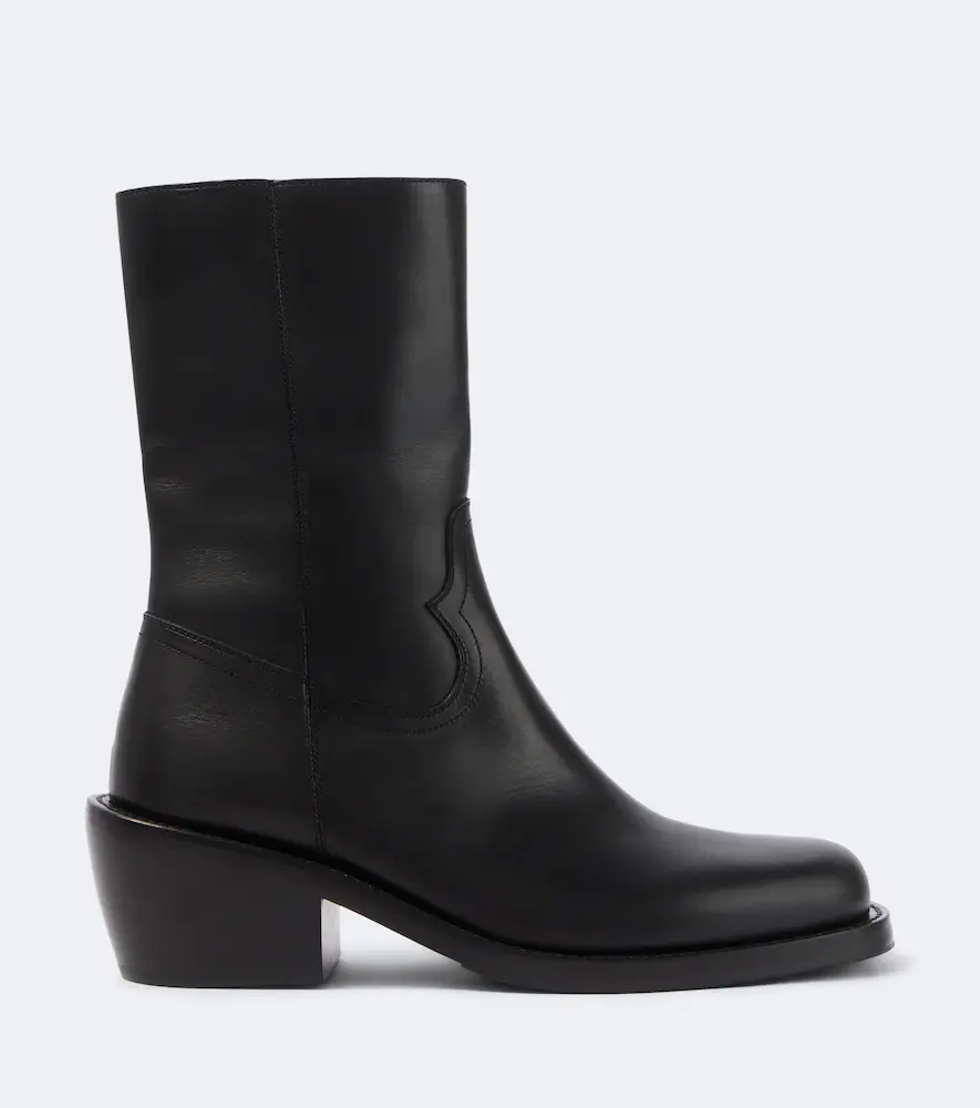 Dries Van Noten Leather ankle boots | Thumbnail 3 Dries Van Noten Leather ankle boots | Thumbnail 3