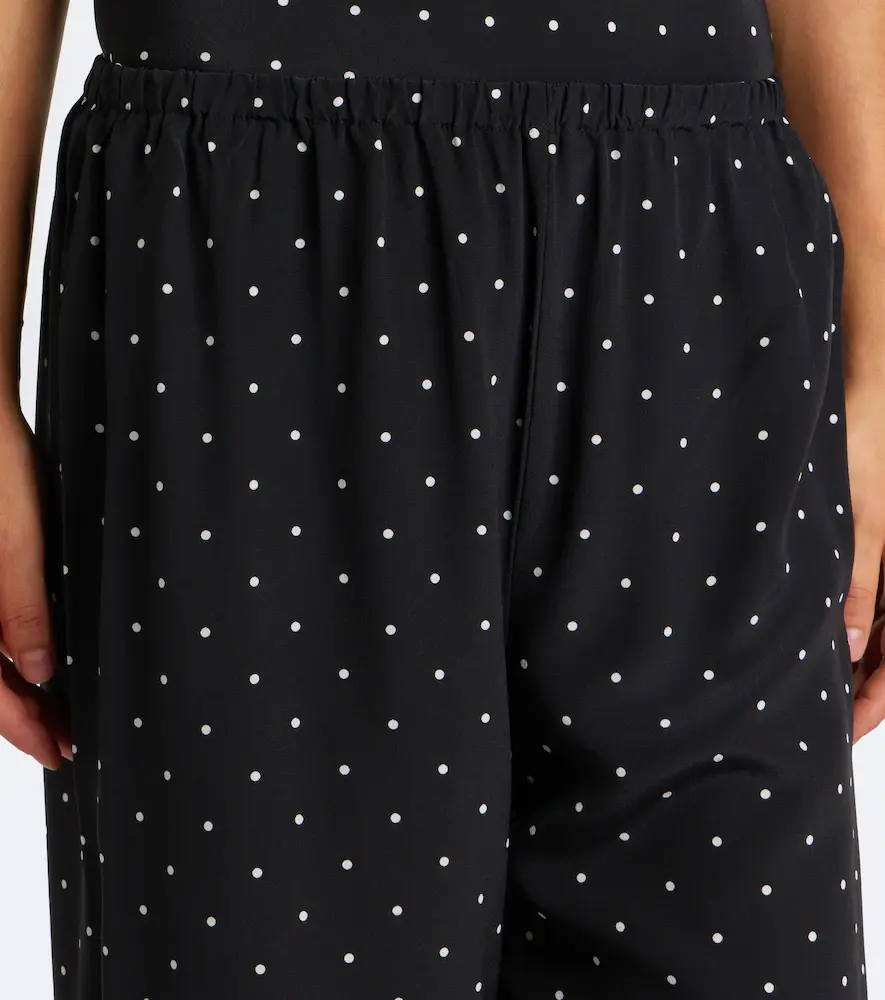 ASCENO Austin polka-dot silk wide-leg pants | Thumbnail 4 ASCENO Austin polka-dot silk wide-leg pants | Thumbnail 4