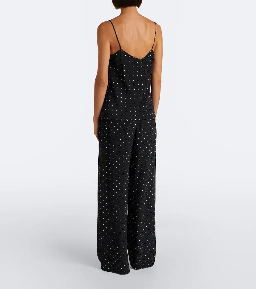 ASCENO Austin polka-dot silk wide-leg pants | Thumbnail 6 ASCENO Austin polka-dot silk wide-leg pants | Thumbnail 6