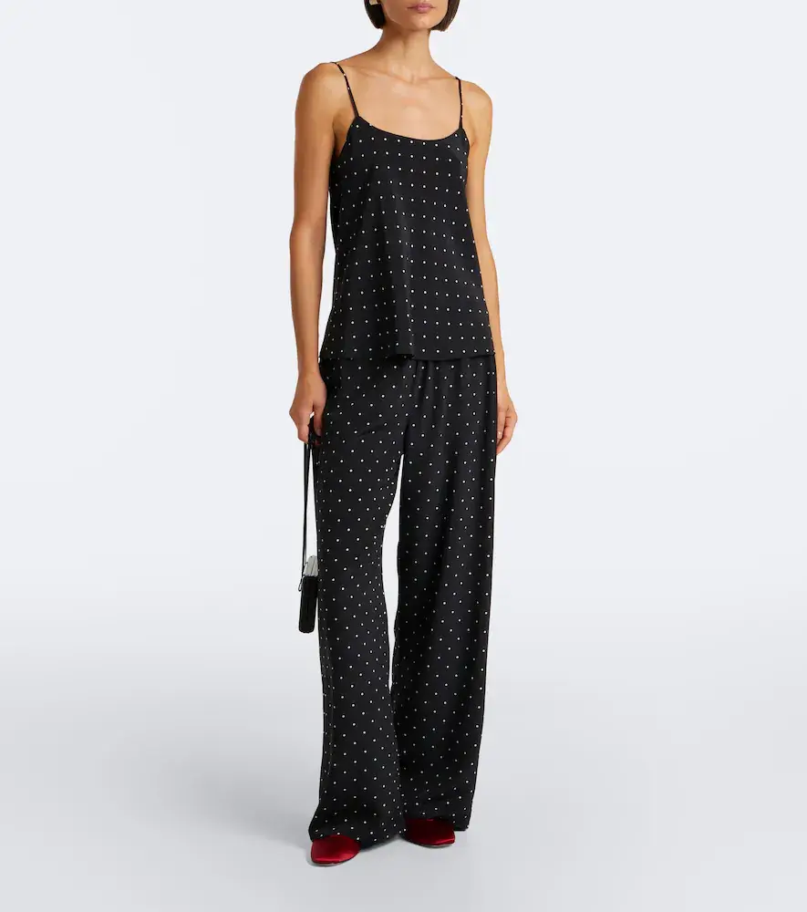 ASCENO Matera polka-dot silk camisole | Thumbnail 2