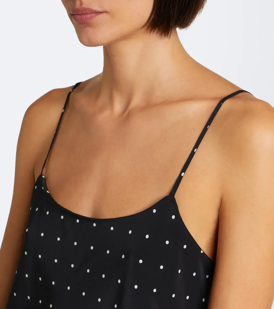 ASCENO Matera polka-dot silk camisole | Thumbnail 3