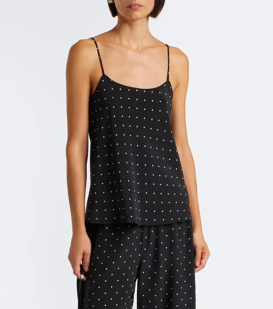 ASCENO Matera polka-dot silk camisole | Thumbnail 5