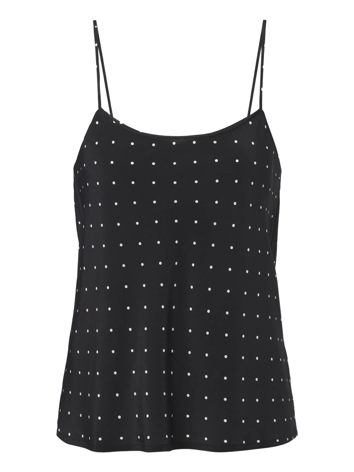 ASCENO Matera polka-dot silk camisole