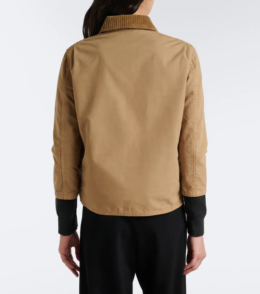 The Row Benka corduroy-trimmed cotton jacket | Thumbnail 4 The Row Benka corduroy-trimmed cotton jacket | Thumbnail 4