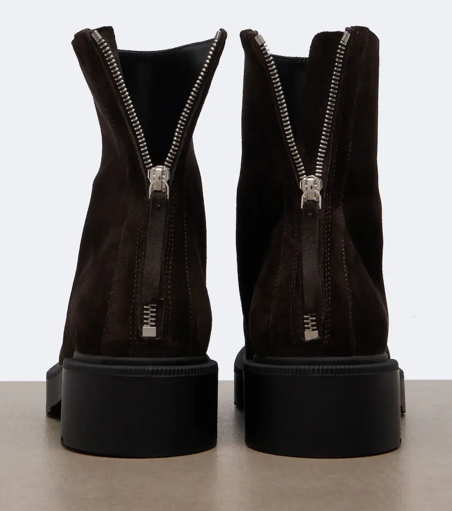 The Row Nobilis suede ankle boots | Thumbnail 6 The Row Nobilis suede ankle boots | Thumbnail 6