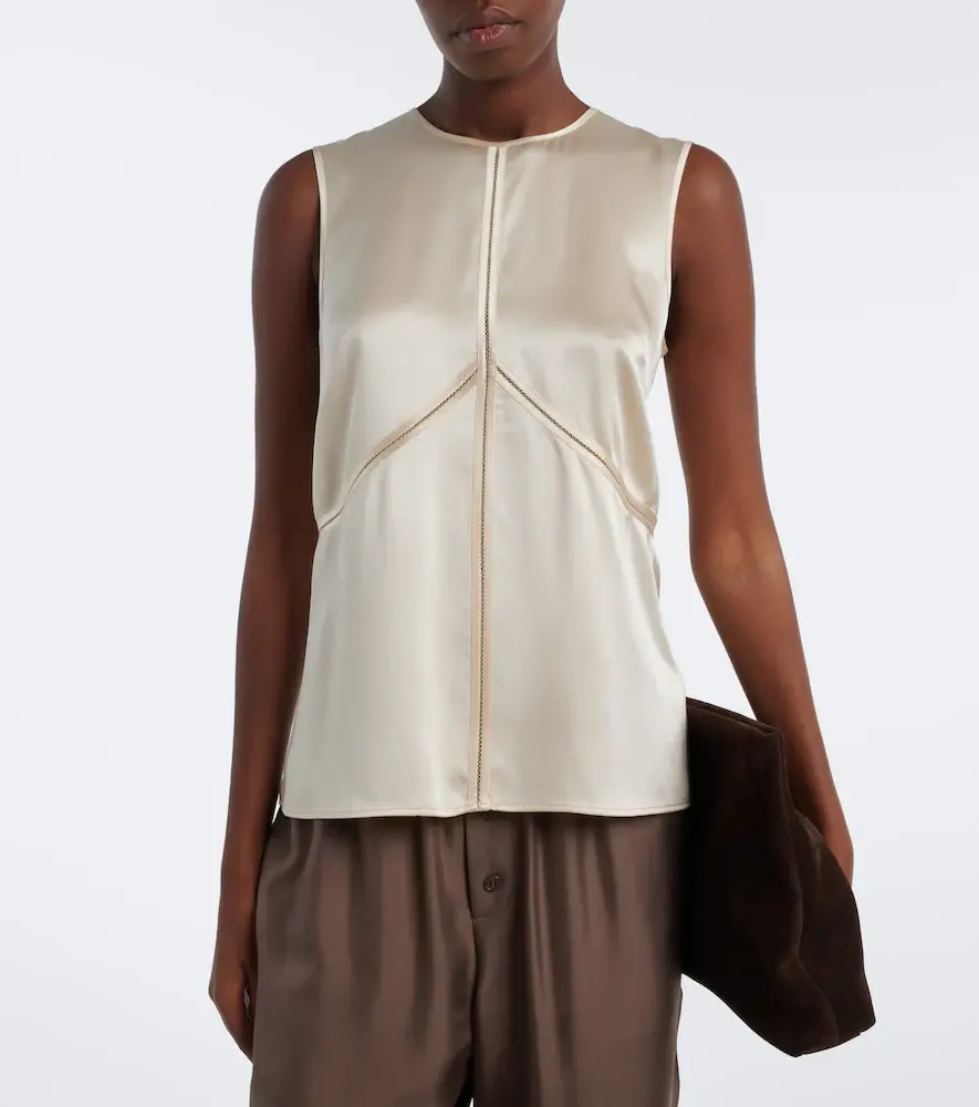 Joseph Hebe silk satin top | Thumbnail 6 Joseph Hebe silk satin top | Thumbnail 6