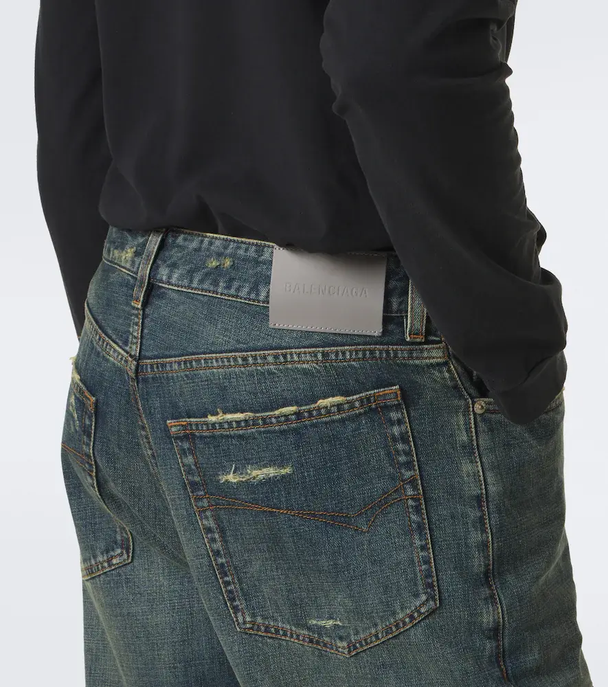 Balenciaga Faded wide-leg jeans | Thumbnail 3 Balenciaga Faded wide-leg jeans | Thumbnail 3
