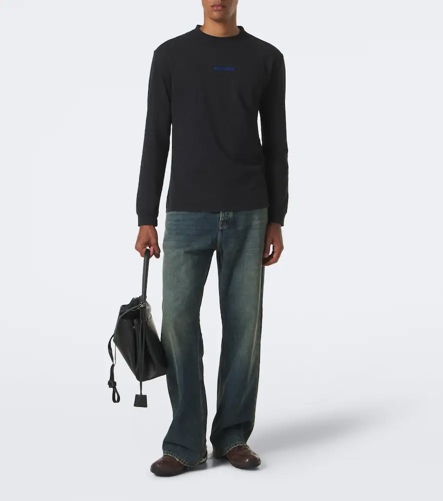 Balenciaga Faded wide-leg jeans | Thumbnail 4 Balenciaga Faded wide-leg jeans | Thumbnail 4