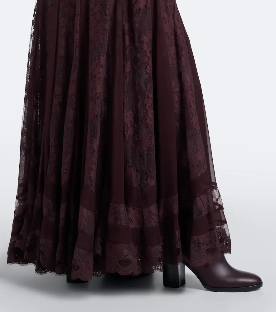 Zimmermann Valiant lace and silk maxi skirt | Thumbnail 6 Zimmermann Valiant lace and silk maxi skirt | Thumbnail 6