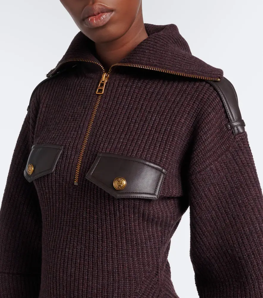 Zimmermann Valiant wool-blend half-zip sweater | Thumbnail 3 Zimmermann Valiant wool-blend half-zip sweater | Thumbnail 3