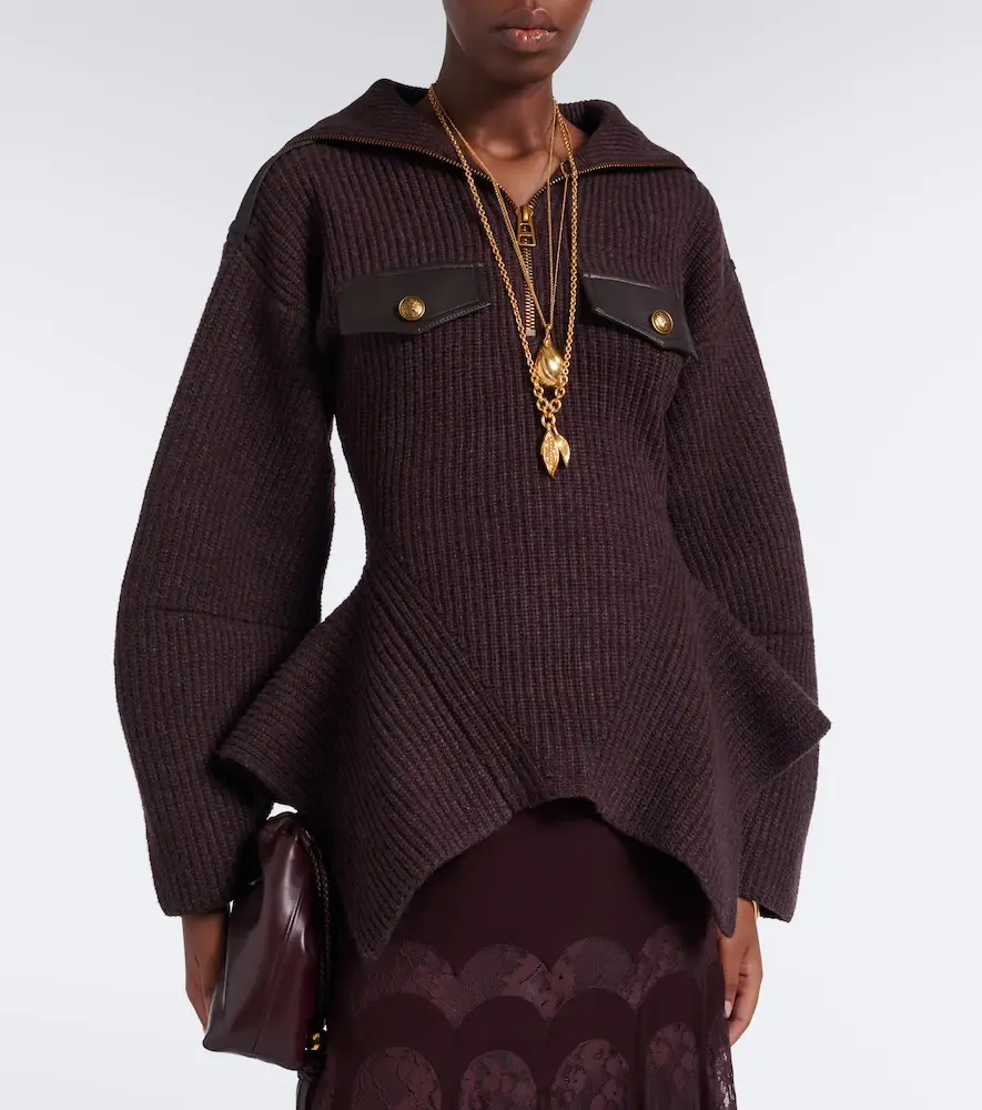 Zimmermann Valiant wool-blend half-zip sweater | Thumbnail 4 Zimmermann Valiant wool-blend half-zip sweater | Thumbnail 4