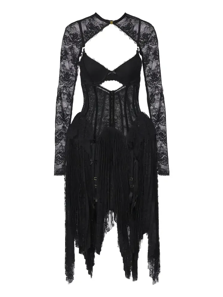 Zimmermann Valiant cutout lace bustier dress