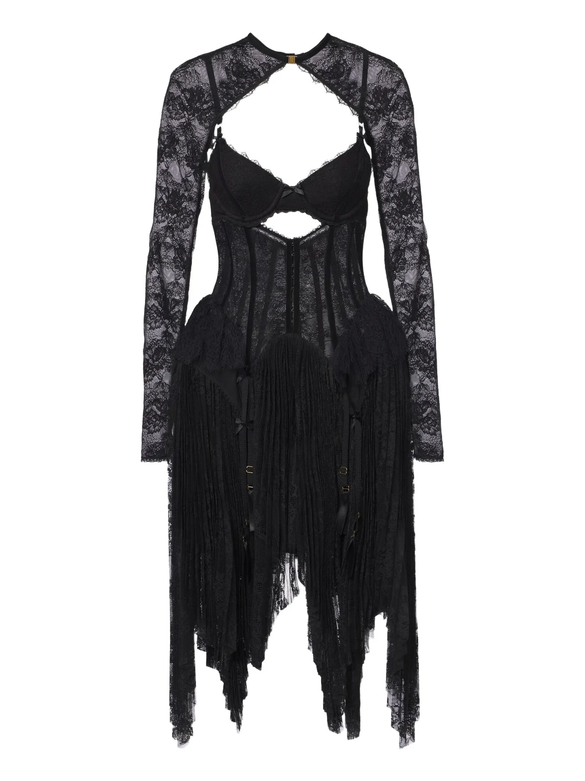 Valiant cutout lace bustier dress Valiant cutout lace bustier dress