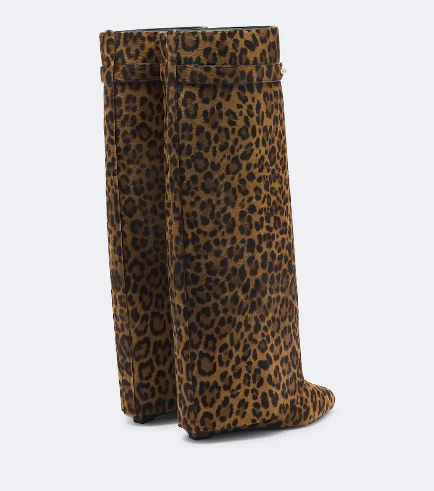 Givenchy Shark Pinch calf hair knee-high boots | Thumbnail 3
