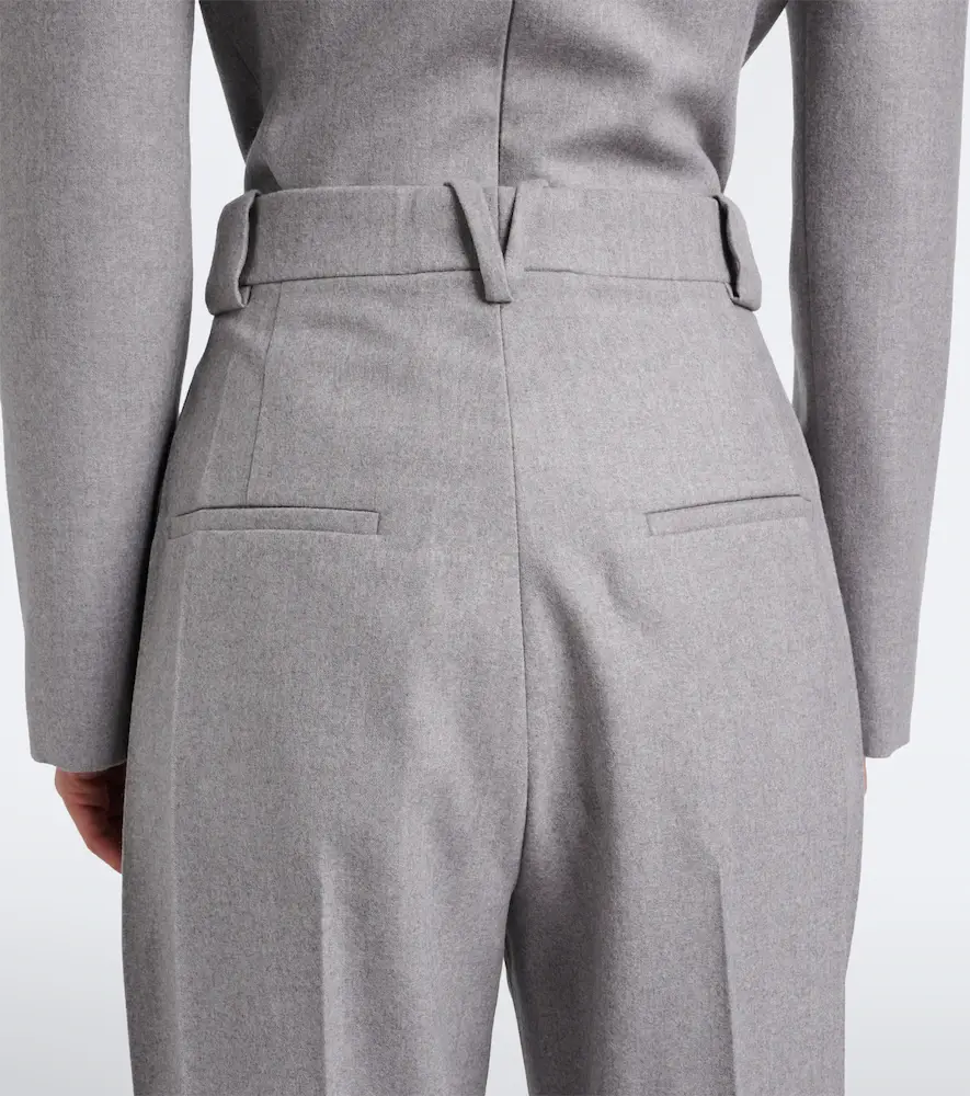 Bottega Veneta Pleated wool flannel tapered pants | Thumbnail 2 Bottega Veneta Pleated wool flannel tapered pants | Thumbnail 2