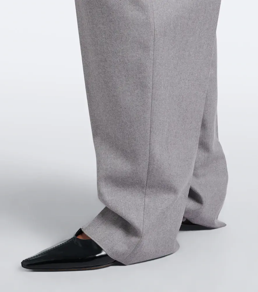 Bottega Veneta Pleated wool flannel tapered pants | Thumbnail 4 Bottega Veneta Pleated wool flannel tapered pants | Thumbnail 4