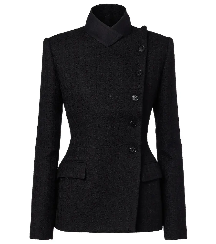 Wool and mohair tweed jacket Wool and mohair tweed jacket